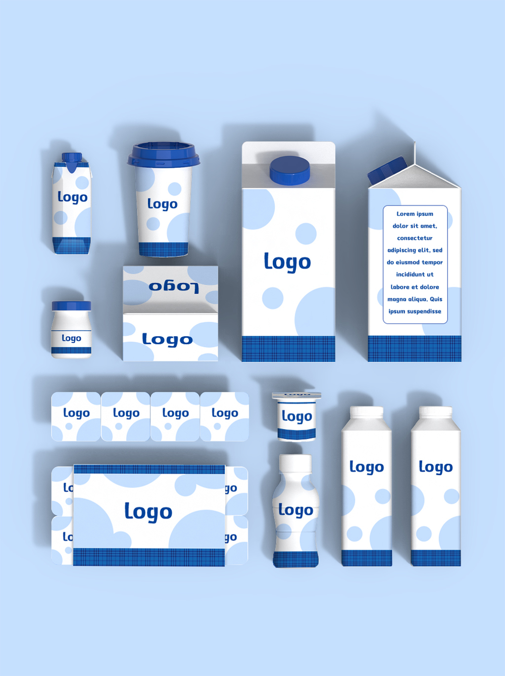 奶制品包裝VI樣機 設計與制品創新的藝術融合
